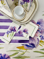 Faqqua Iris Beverage Napkin