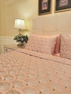 Blush Pink Deco Duvet and Sheet set