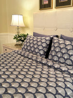 Twilight Blue Deco Duvet and Sheet Set