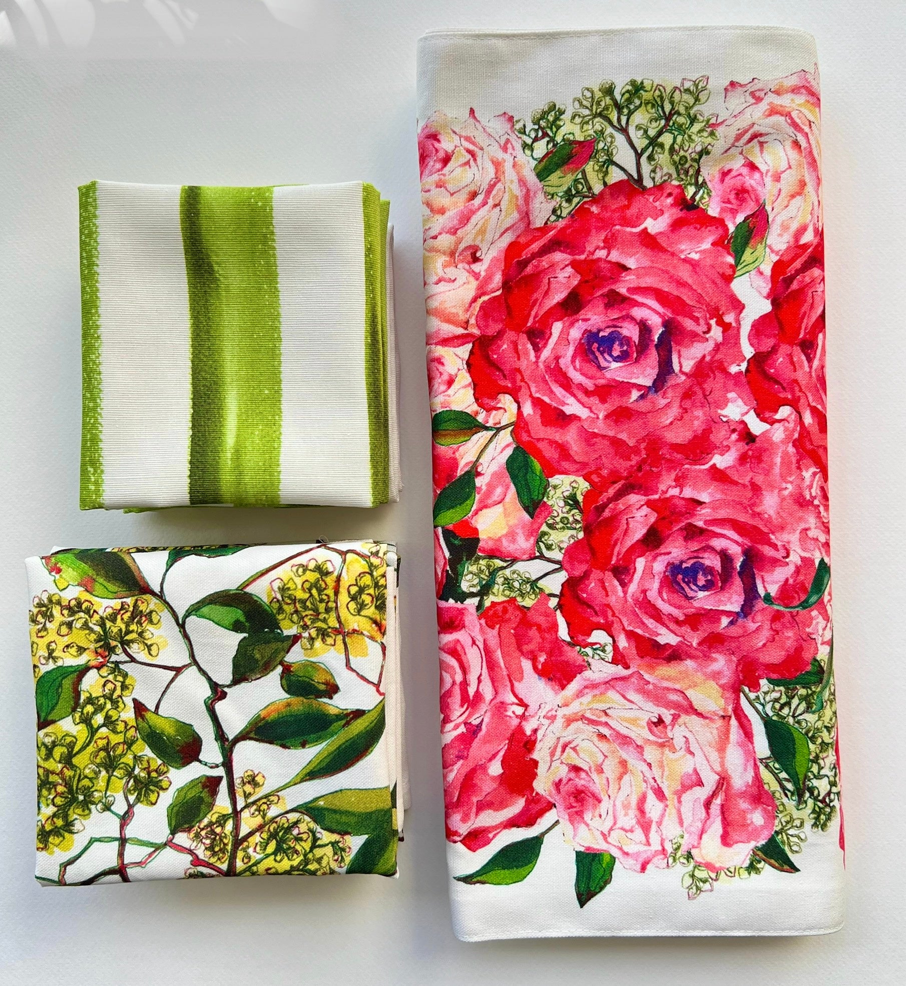 Roses Complete Set Pomegranate Linen roses-complete-set-pomegranate-linen