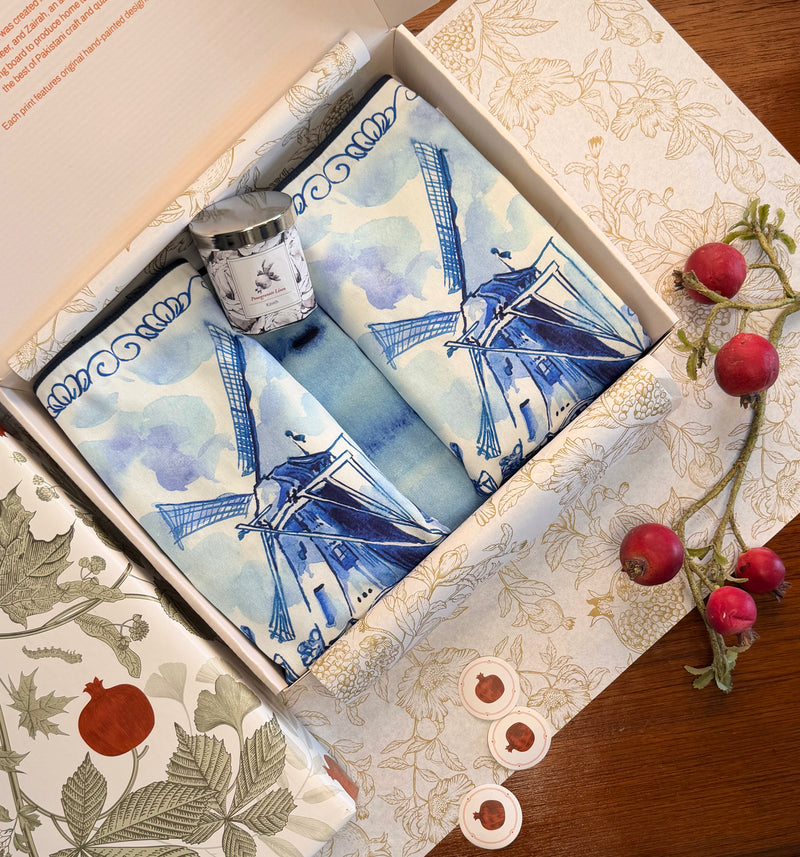 The Quiet Luxury Gift Set – Pomegranate Linen