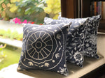 Turkish Inspired Motif Embroidered Cushion Cover