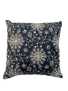 Embroidered Blue Cushion Cover