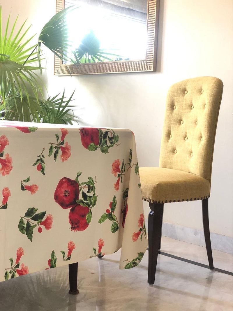 Pomegranate Flowers Table Covers