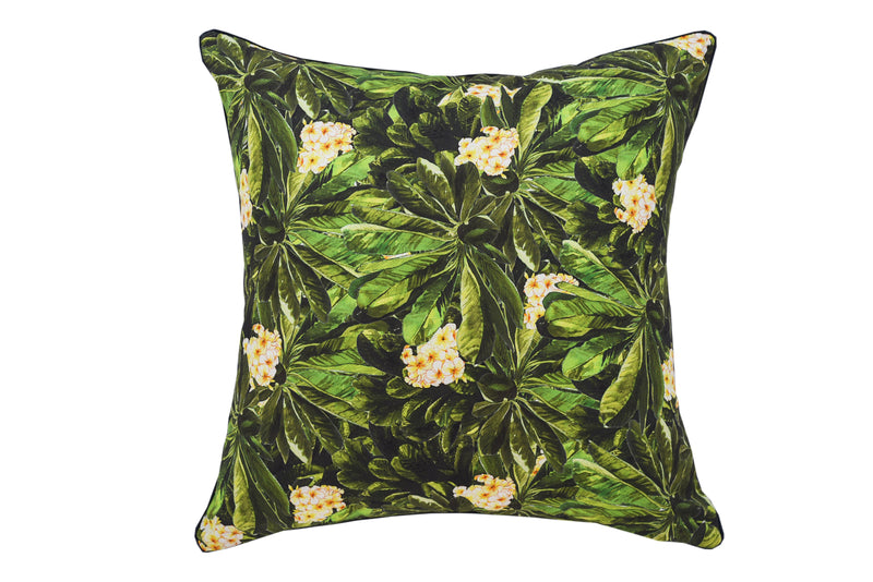 Green Champa Cushion Cover