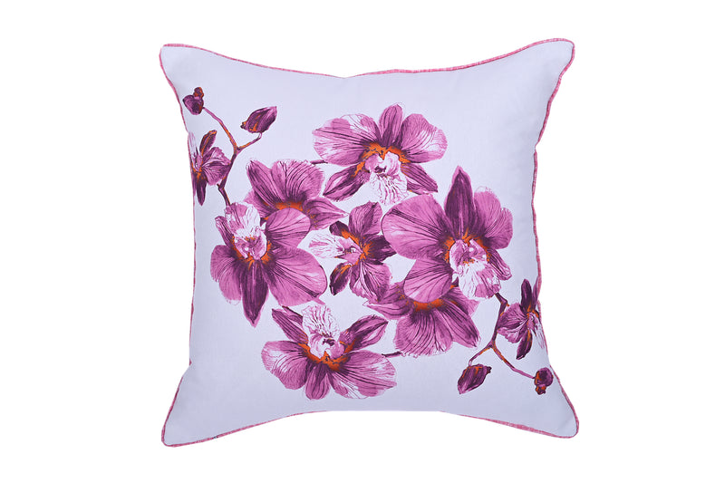 Oriental Orchid Cushion Cover