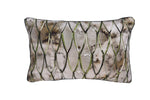 Sepia and Emerald Cushion Cover
