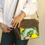 City Crossbody Bag: Blue Citrus