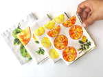 Citrus Rose Beverage Napkin - Lemon Crush