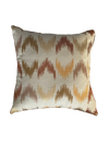 Ikat Embroidered Cushion Cover