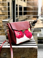 City Crossbody Bag: Pomegranate