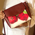 City Crossbody Bag: Pomegranate