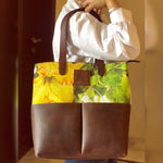 Medium Tote Bag: Summer Squash