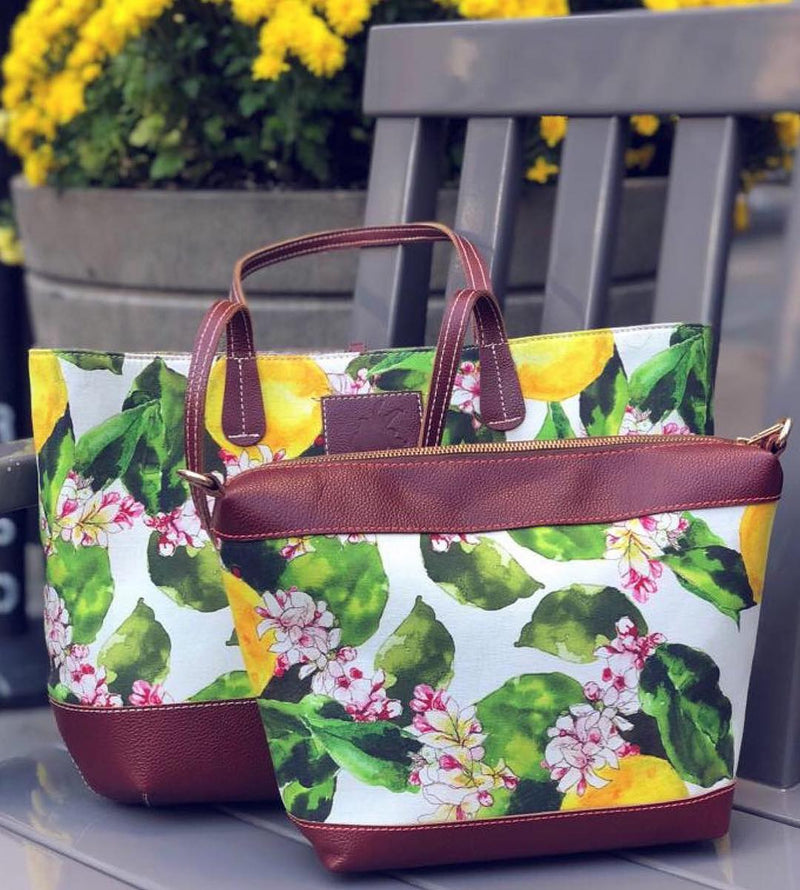 Tote Bag: White Citrus